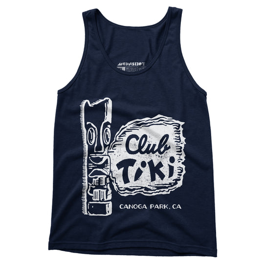 Club Tiki - Canoga Park, CA - Vintage Tiki Bar - Unisex Tank Top