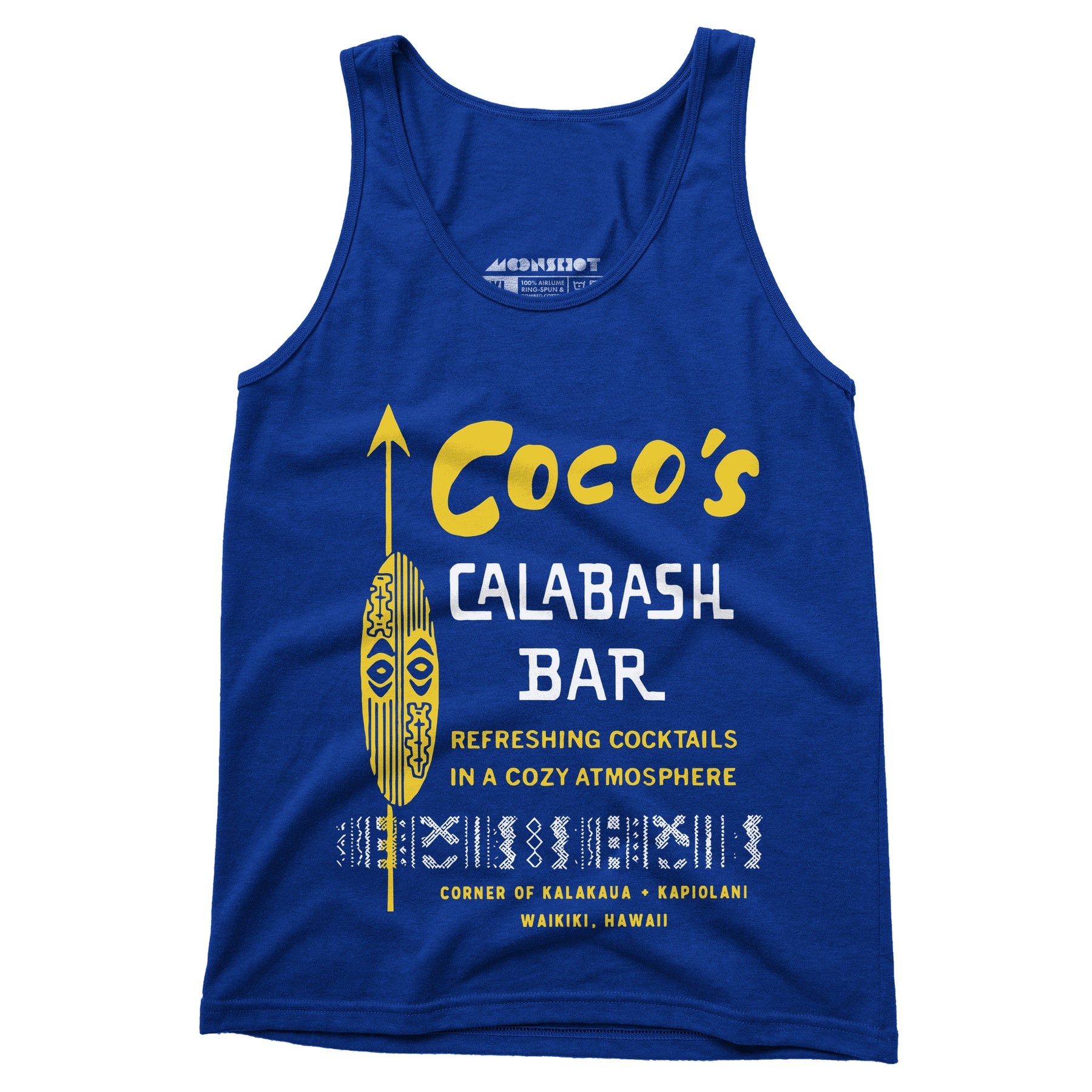 Coco's Calabash Bar - Waikiki, HI - Vintage Tiki Bar - Unisex Tank Top