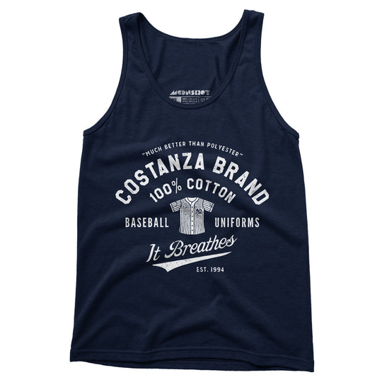 Costanza Brand Cotton Baseball Uniforms - Unisex Tank Top