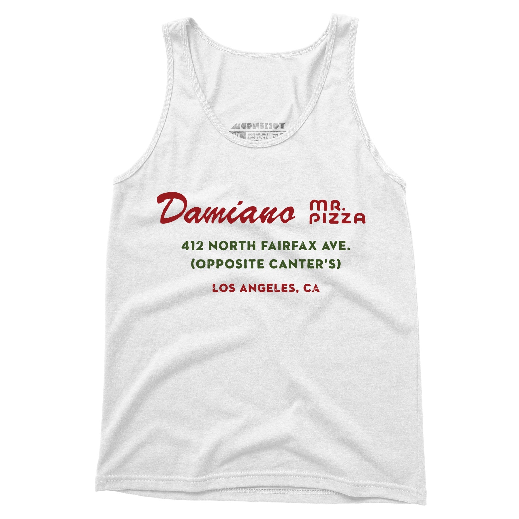 Damiano Mr. Pizza - Los Angeles, CA - Vintage Restaurant - Unisex Tank Top