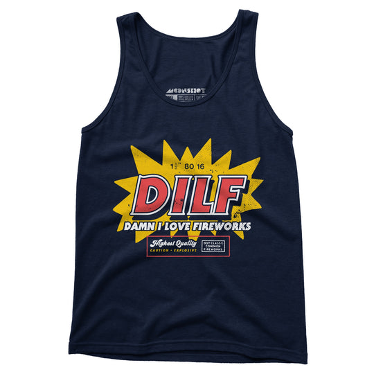 Damn I Love Fireworks - Unisex Tank Top