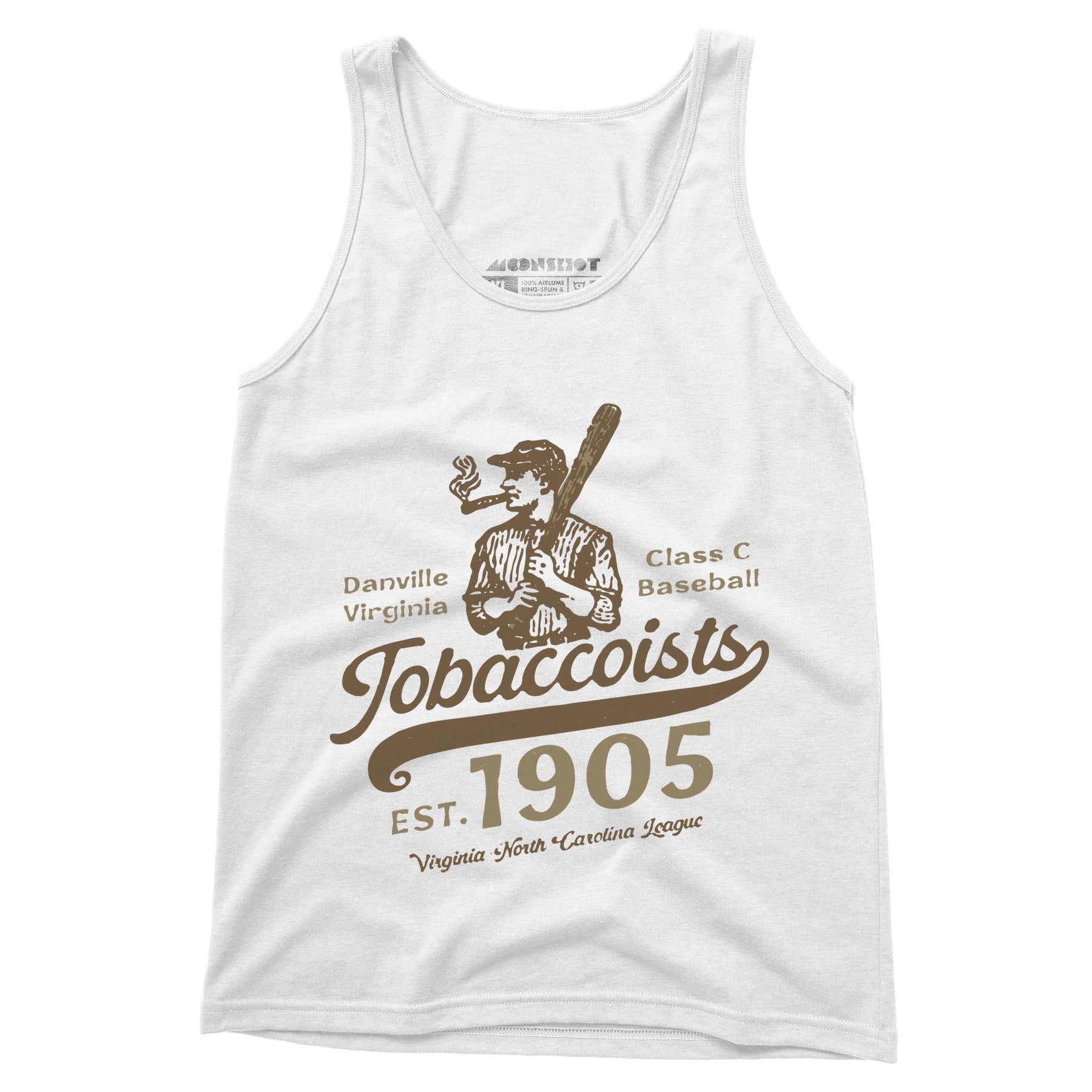 Danville Tobaccoists - Virginia - Vintage Defunct Baseball Teams - Unisex Tank Top