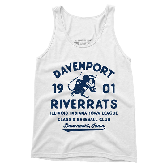 Davenport River Rats - Iowa - Vintage Defunct Baseball Teams - Unisex Tank Top