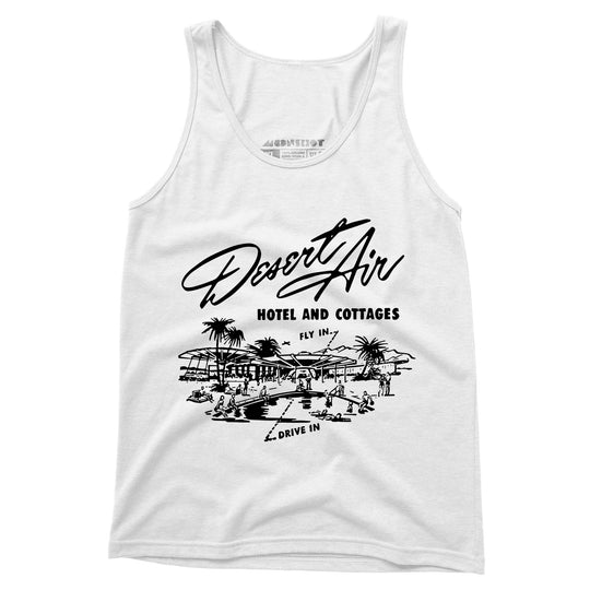 Desert Air Hotel & Cottages v2 - Vintage Palm Springs, CA - Unisex Tank Top