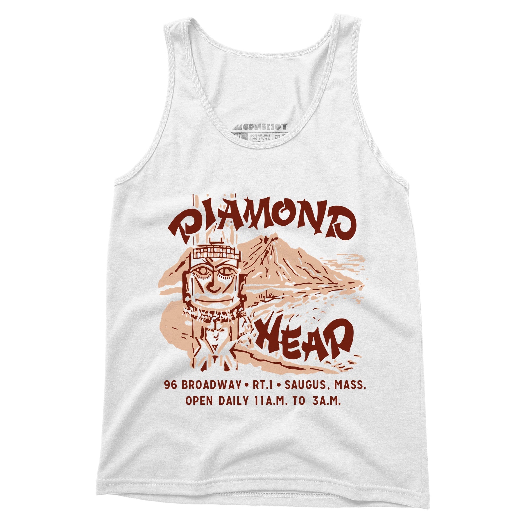 Diamond Head - Saugus, MA - Vintage Tiki Bar - Unisex Tank Top
