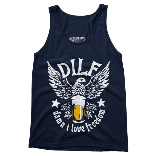 DILF - Damn I Love Freedom - Unisex Tank Top