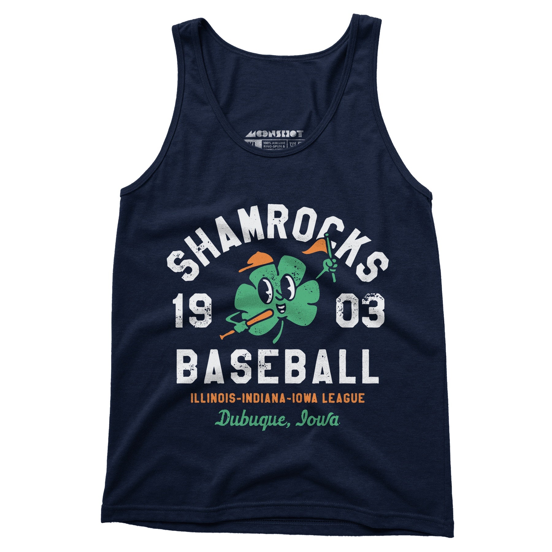 Dubuque Shamrocks - Iowa - Vintage Defunct Baseball Teams - Unisex Tank Top