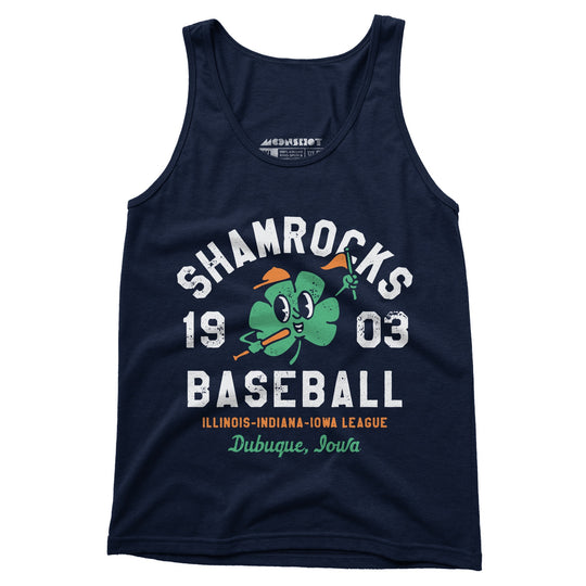 Dubuque Shamrocks - Iowa - Vintage Defunct Baseball Teams - Unisex Tank Top