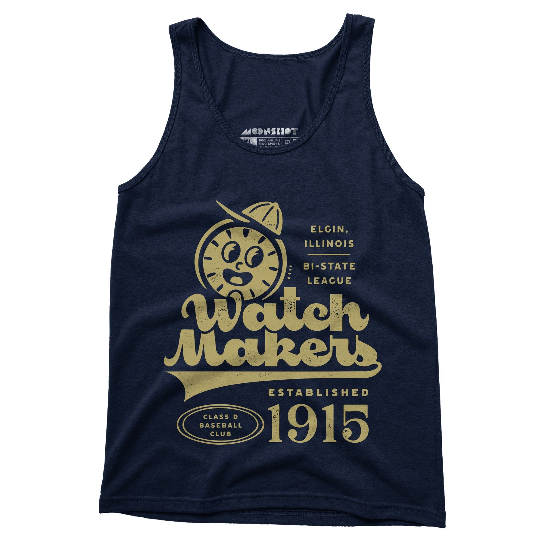 Elgin Watch Makers - Illinois - Vintage Defunct Baseball Teams - Unisex Tank Top