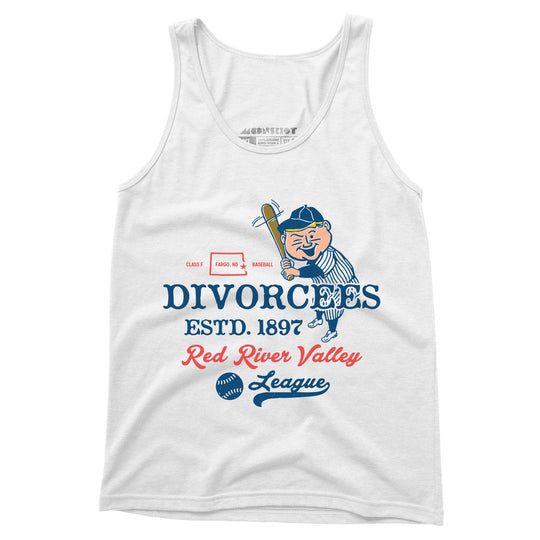 Fargo Divorcees - North Dakota - Vintage Defunct Baseball Teams - Unisex Tank Top