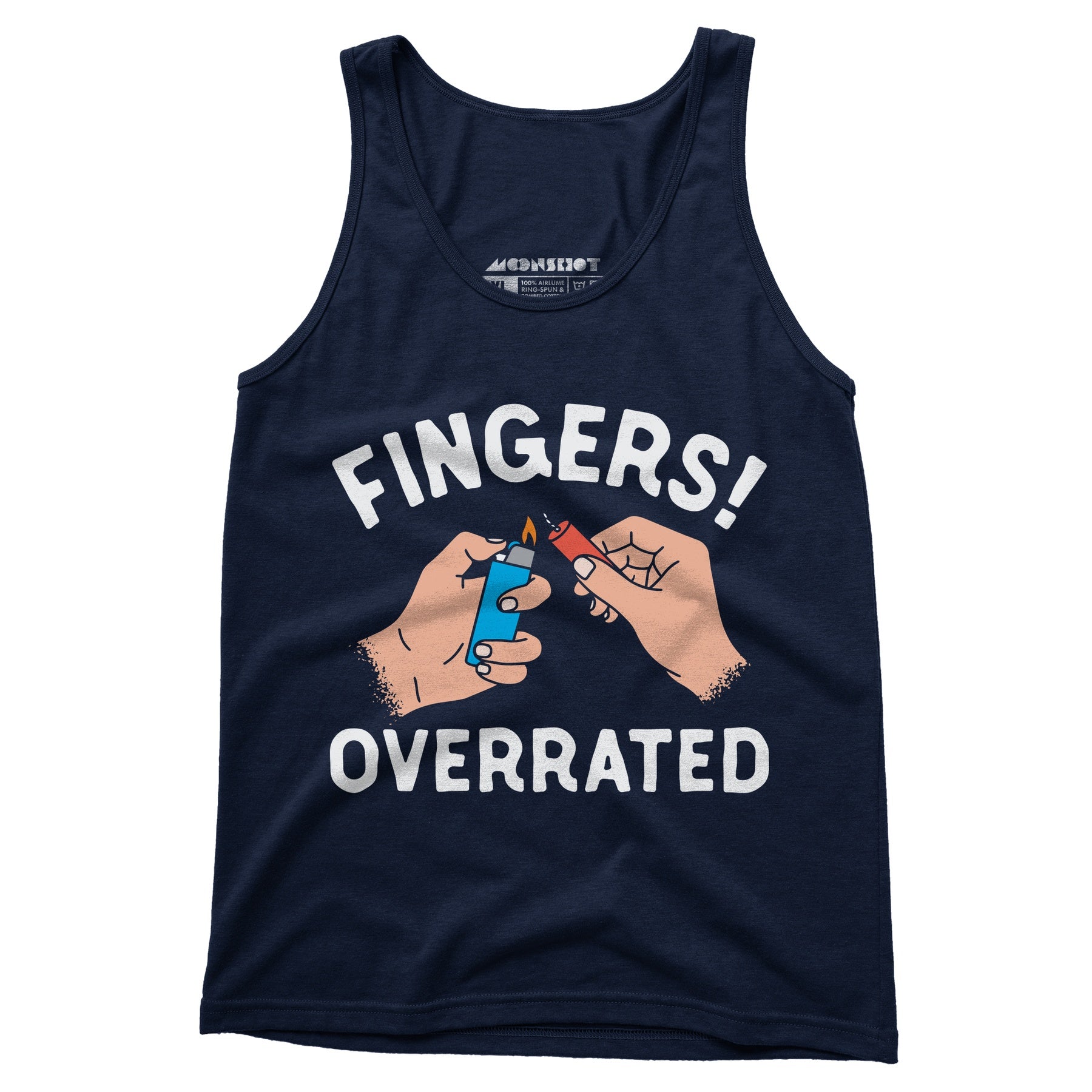 Fingers! Overrated - Unisex Tank Top