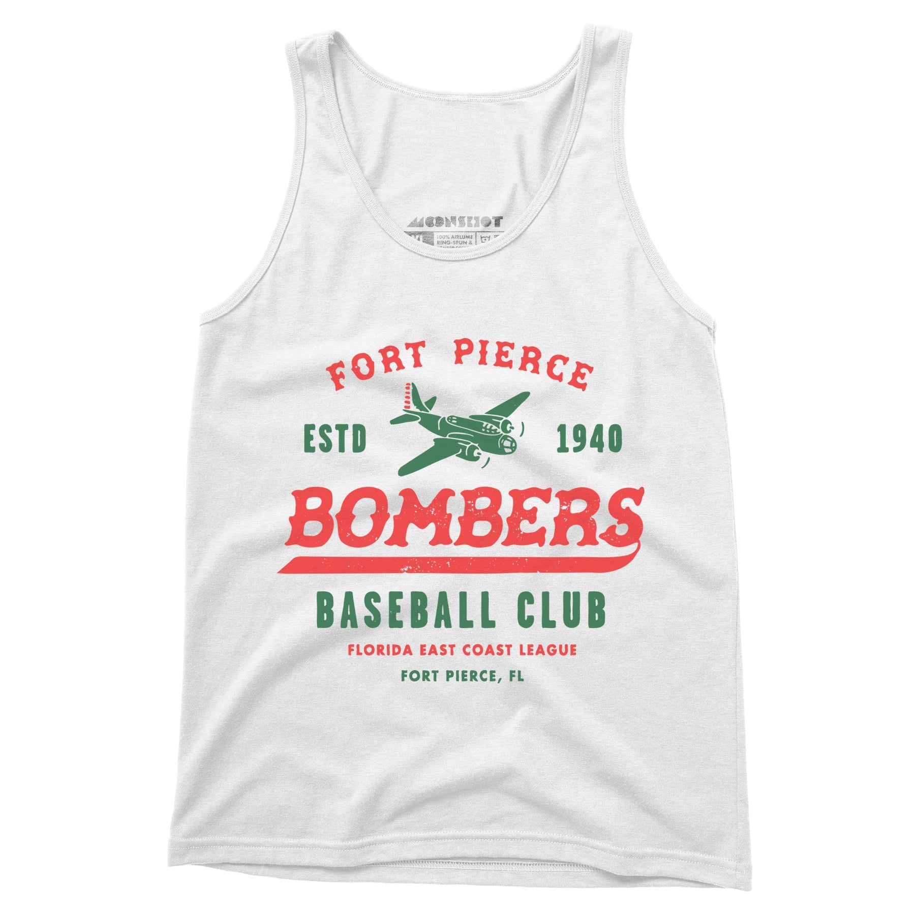 Fort Pierce Bombers - Florida - Vintage Defunct Baseball Teams - Unisex Tank Top