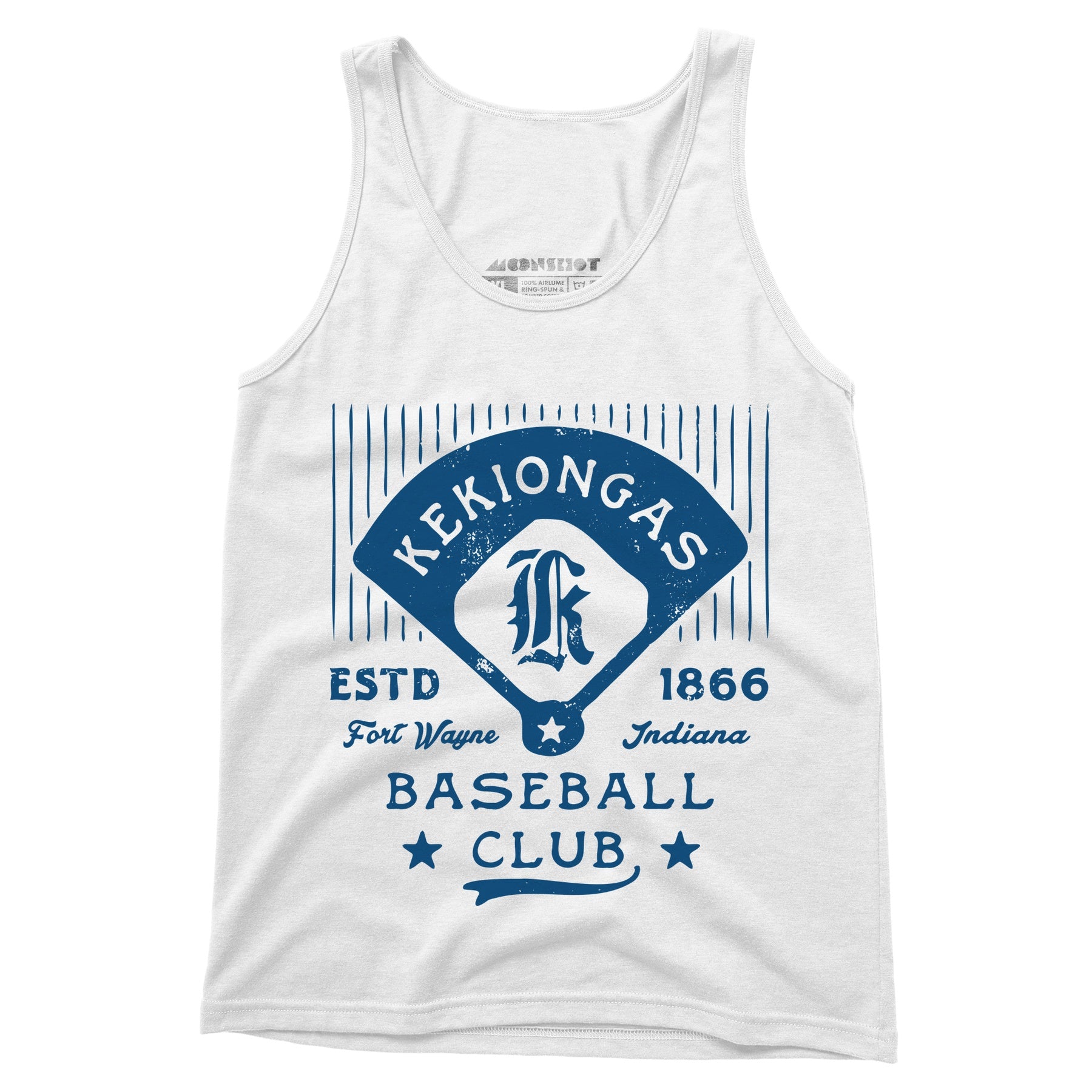 Fort Wayne Kekiongas - Indiana - Vintage Defunct Baseball Teams - Unisex Tank Top