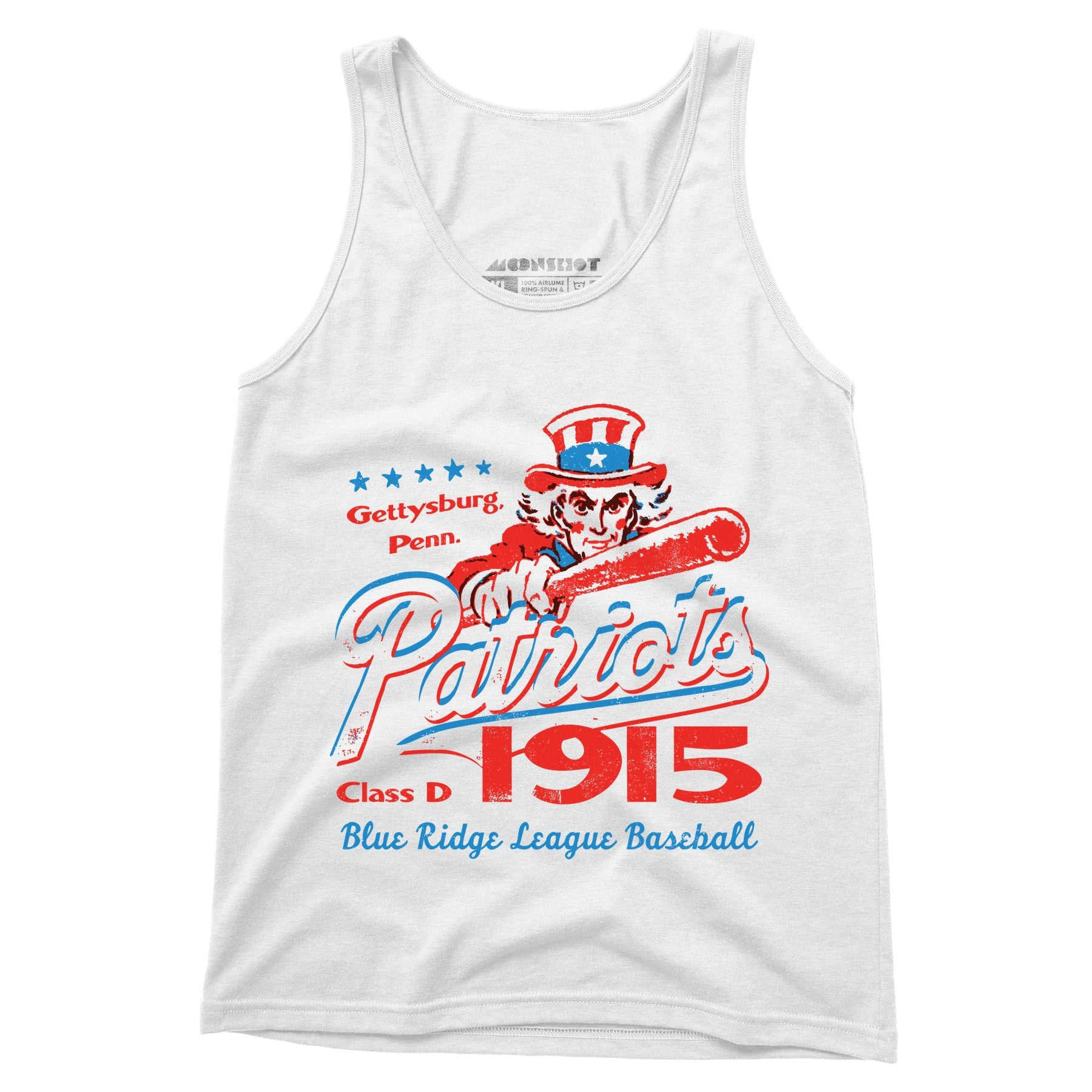 Gettysburg Patriots - Pennsylvania - Vintage Defunct Baseball Teams - Unisex Tank Top