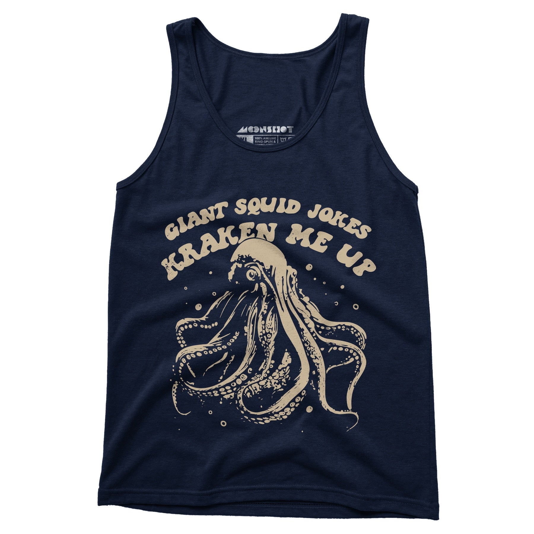 Giant Squid Jokes Kraken Me Up - Unisex Tank Top