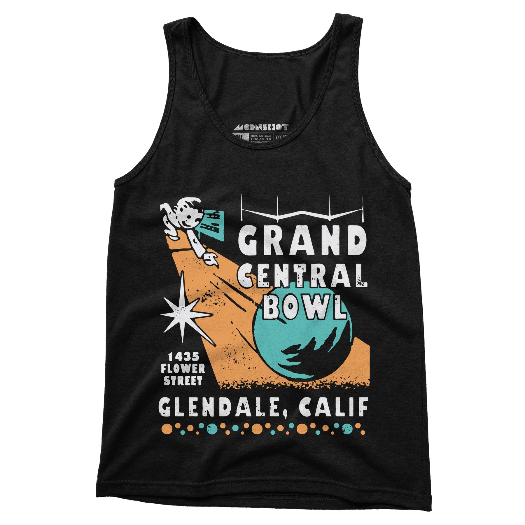 Grand Central Bowl - Glendale, CA - Vintage Bowling Alley - Unisex Tank Top