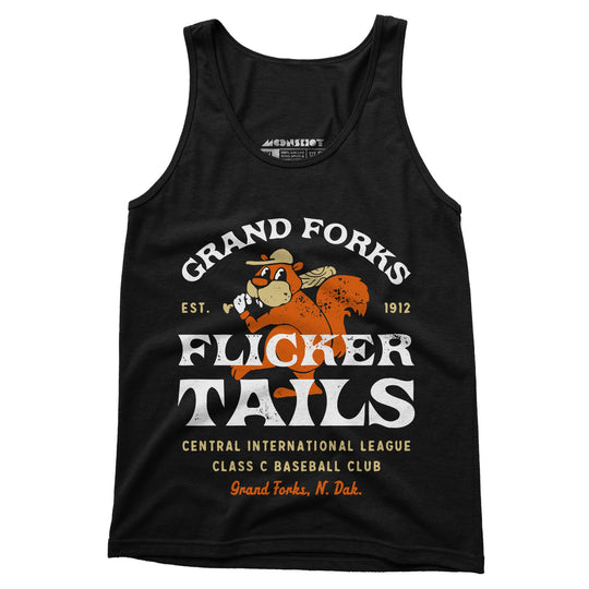Grand Forks Flickertails - North Dakota - Vintage Defunct Baseball Teams - Unisex Tank Top