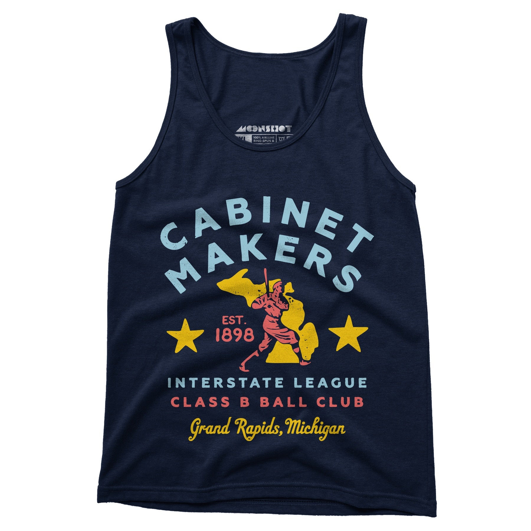 Grand Rapids Cabinet Makers - Michigan - Vintage Defunct Baseball Teams - Unisex Tank Top