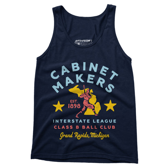 Grand Rapids Cabinet Makers - Michigan - Vintage Defunct Baseball Teams - Unisex Tank Top