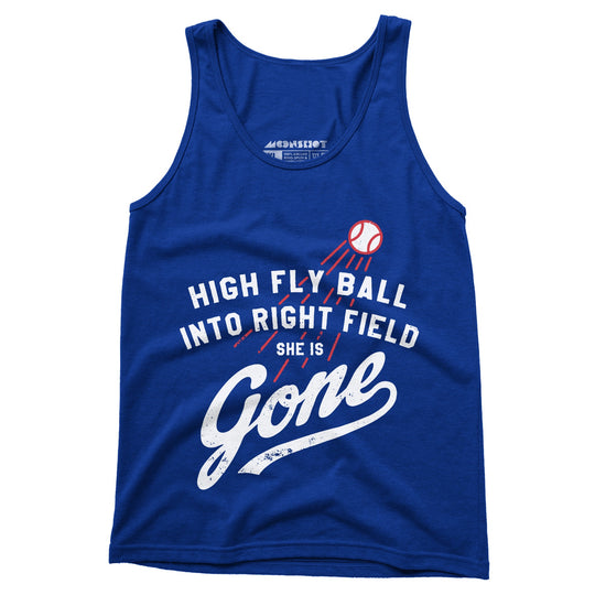High Fly Ball Into Right Field She is Gone - Unisex Tank Top