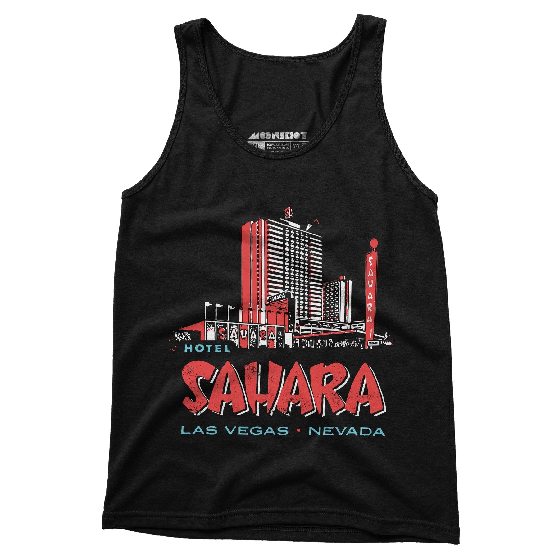 Hotel Sahara Exterior - Vintage Las Vegas - Unisex Tank Top