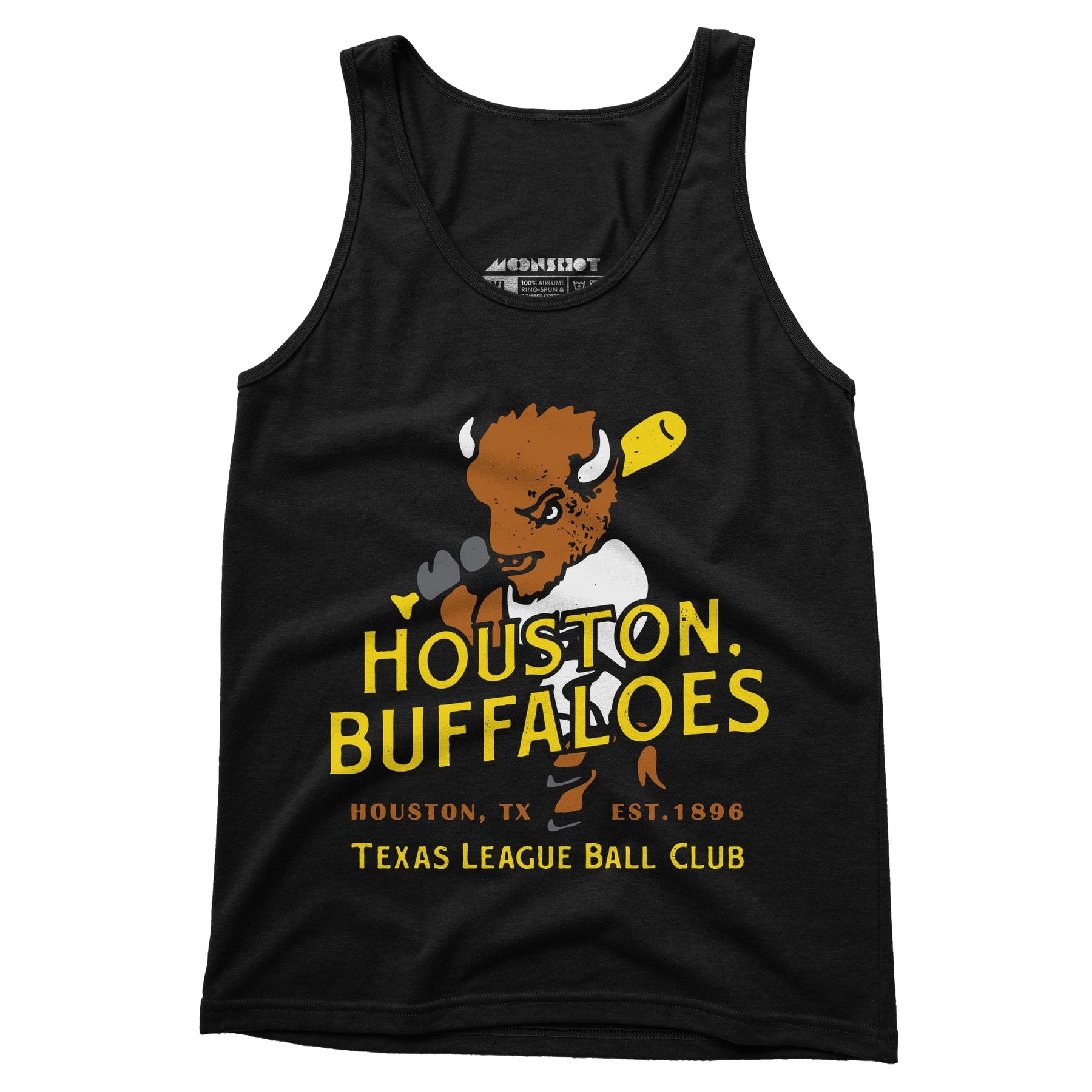 Houston Buffaloes - Texas - Vintage Defunct Baseball Teams - Unisex Tank Top