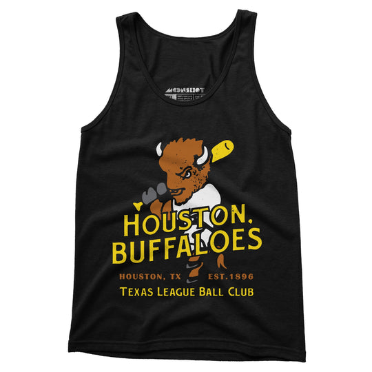 Houston Buffaloes - Texas - Vintage Defunct Baseball Teams - Unisex Tank Top