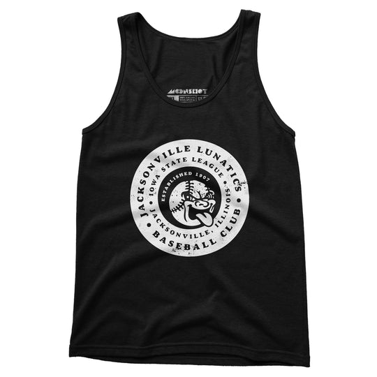 Jacksonville Lunatics - Illinois - Vintage Defunct Baseball Teams - Unisex Tank Top