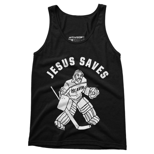 Jesus Saves - Hockey - Unisex Tank Top