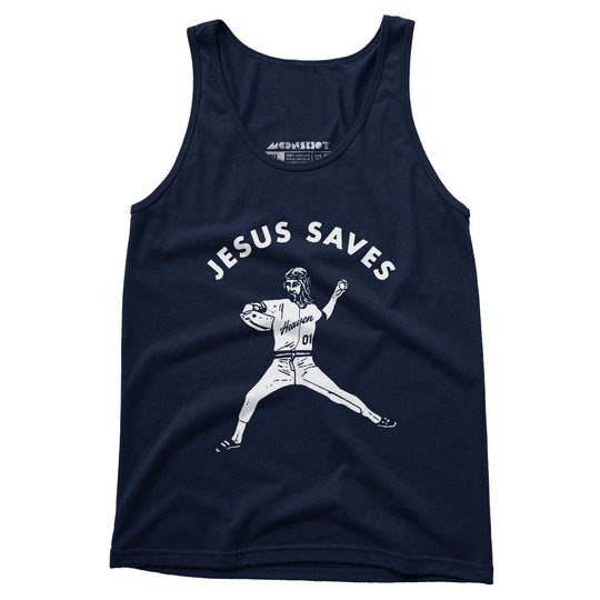 Jesus Saves - Lefty - Unisex Tank Top