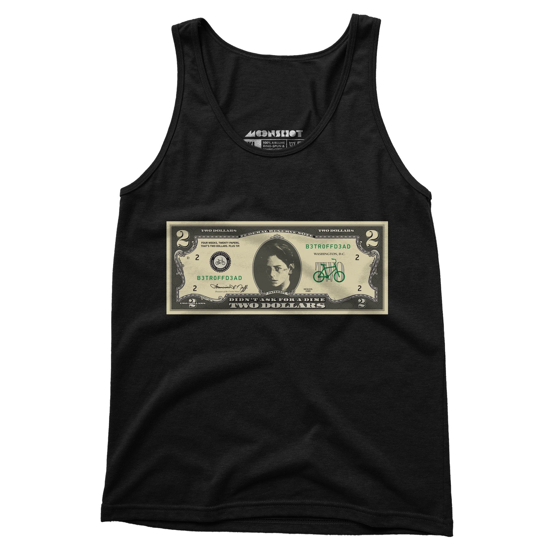 Johnny Two Dollar Bill Parody - Better Off Dead - Unisex Tank Top