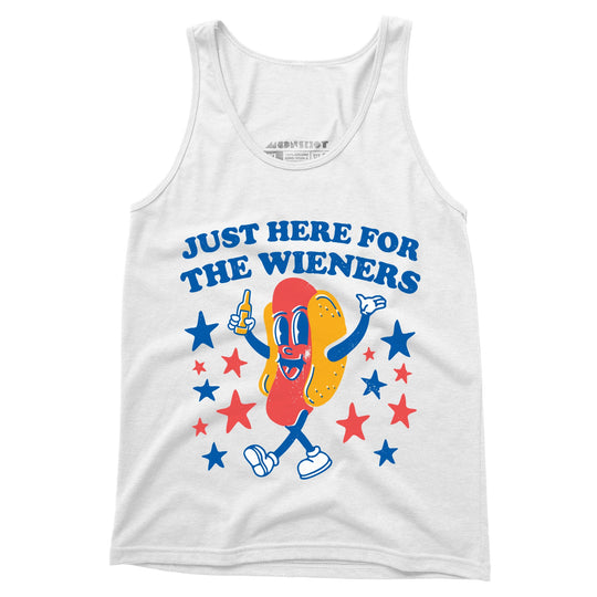 Just Here For The Wieners - Unisex Tank Top