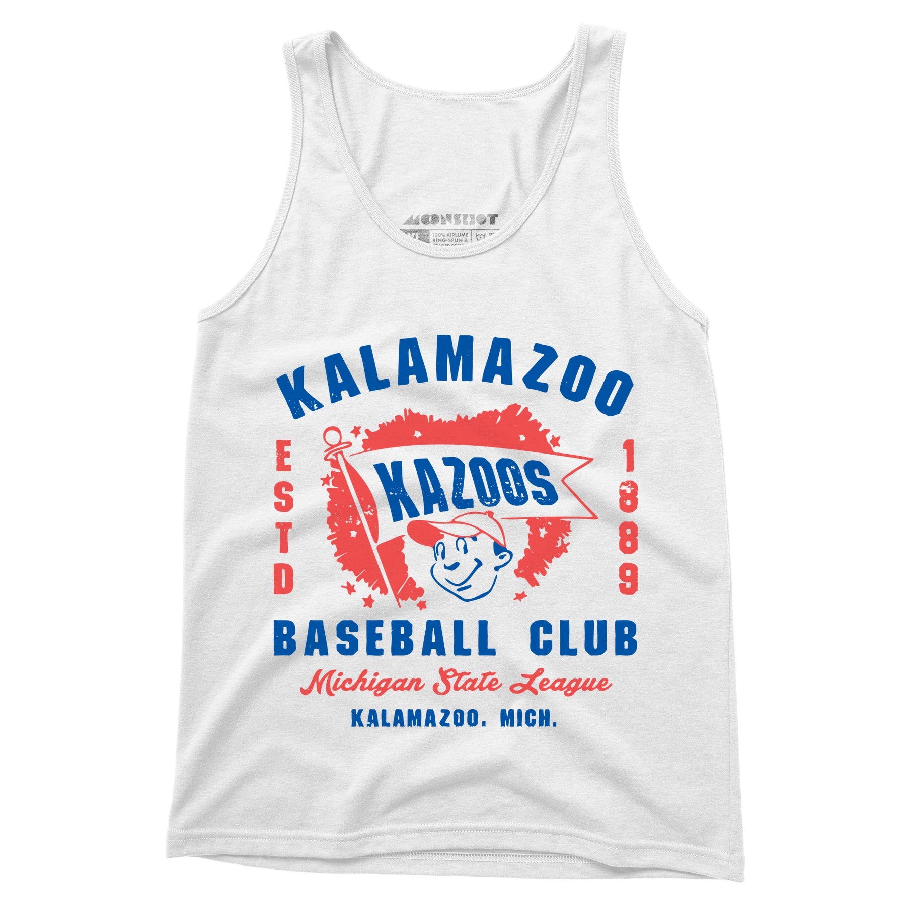 Kalamazoo Kazoos - Michigan - Vintage Defunct Baseball Teams - Unisex Tank Top