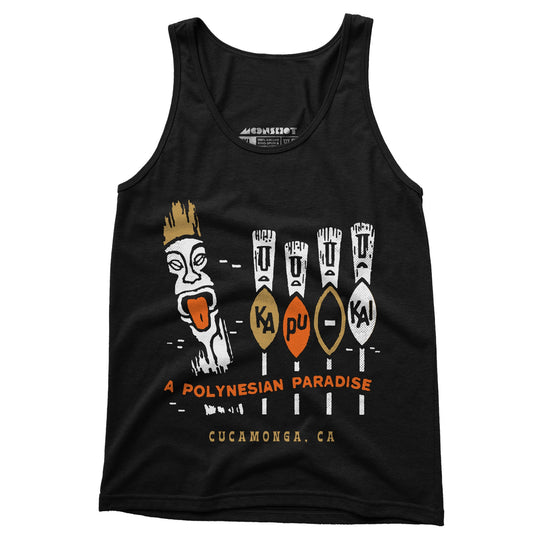 Kapu Kai - Cucamonga, CA - Vintage Tiki Bar - Unisex Tank Top