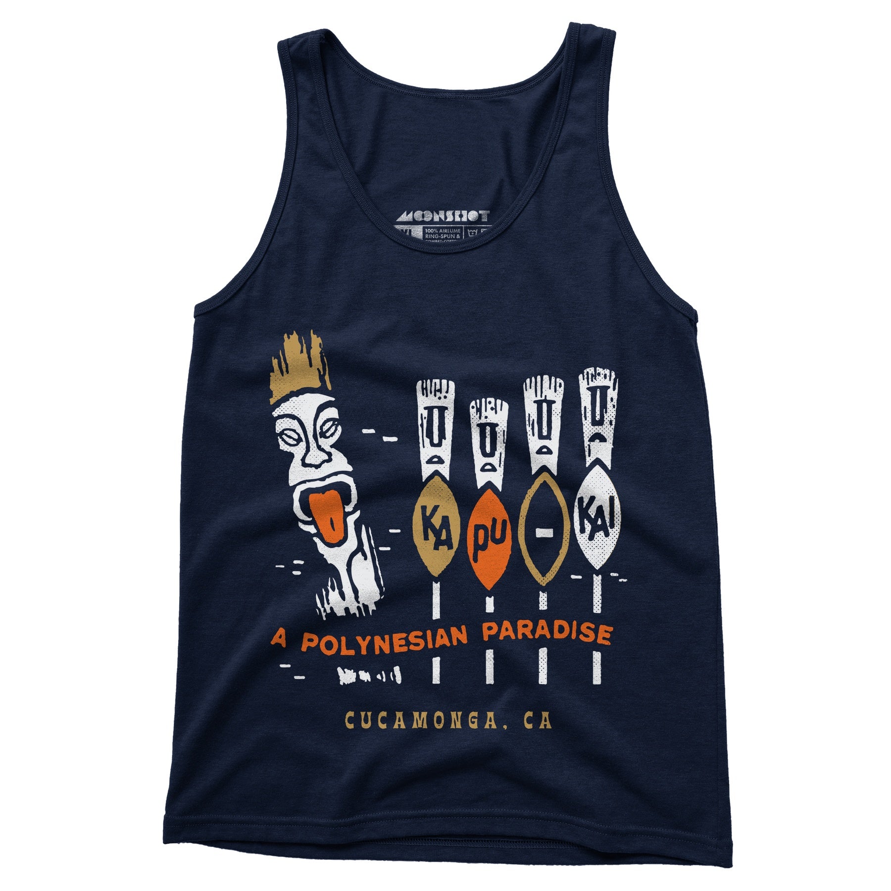 Kapu Kai - Cucamonga, CA - Vintage Tiki Bar - Unisex Tank Top