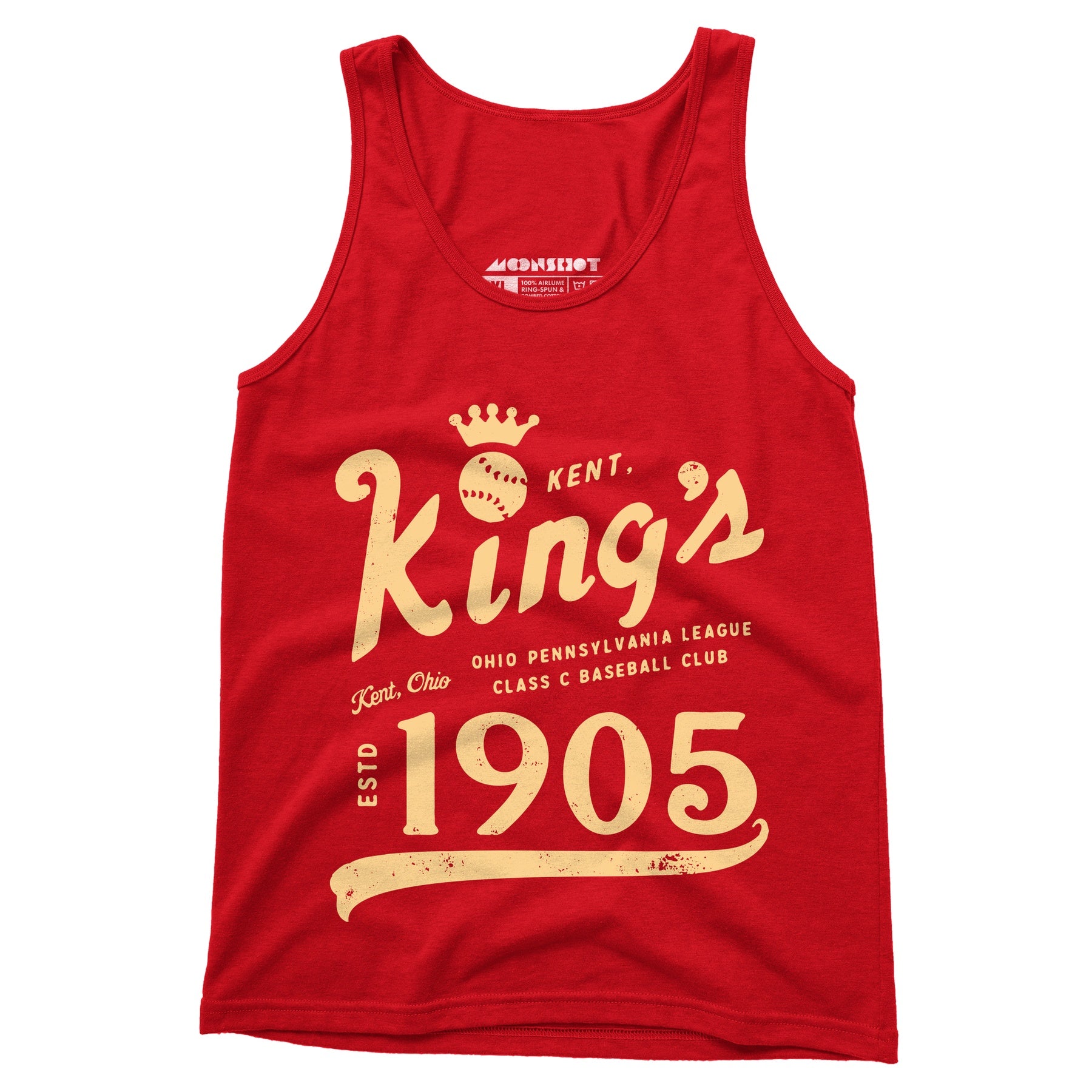 Kent Kings - Ohio - Vintage Defunct Baseball Teams - Unisex Tank Top