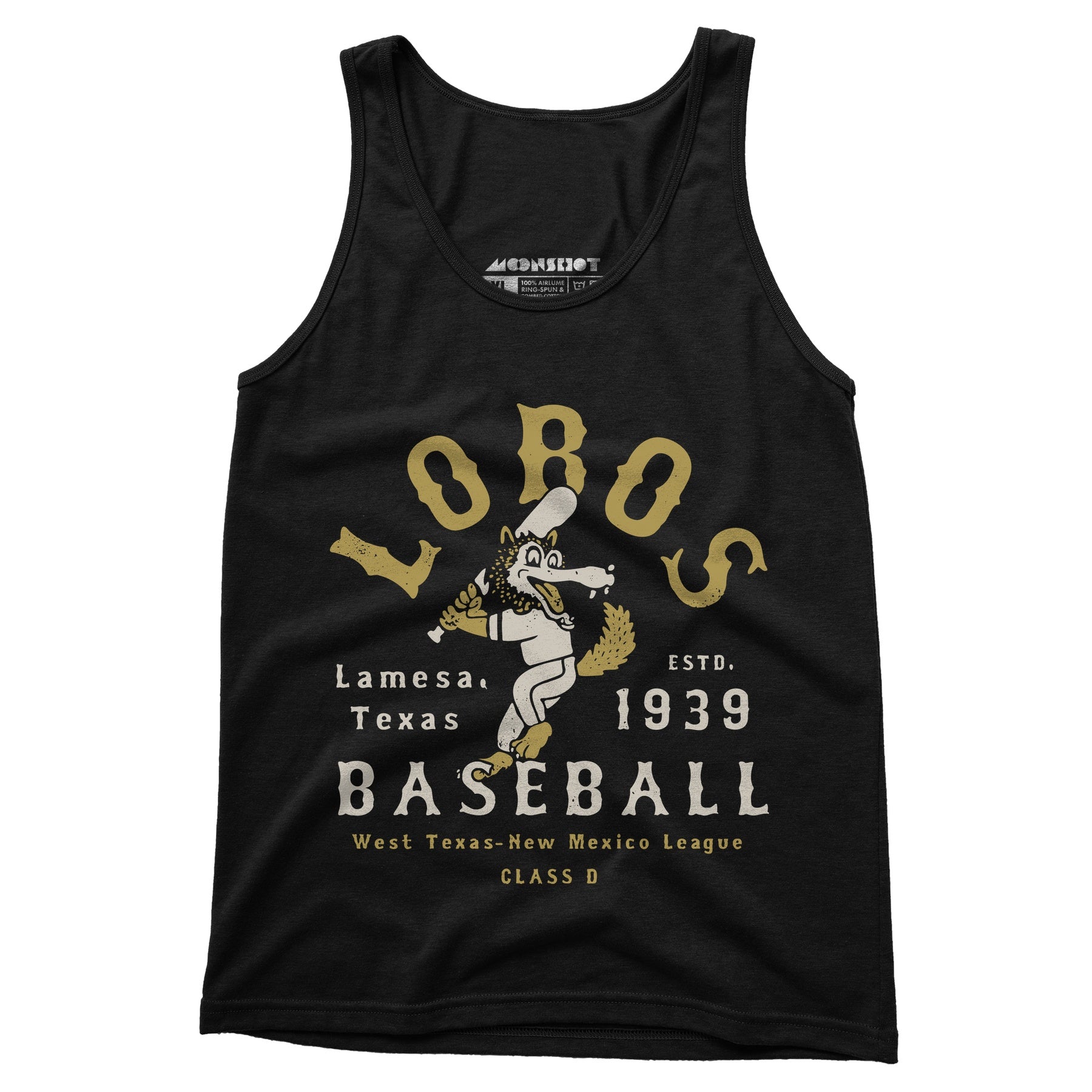 Lamesa Lobos - Texas - Vintage Defunct Baseball Teams - Unisex Tank Top
