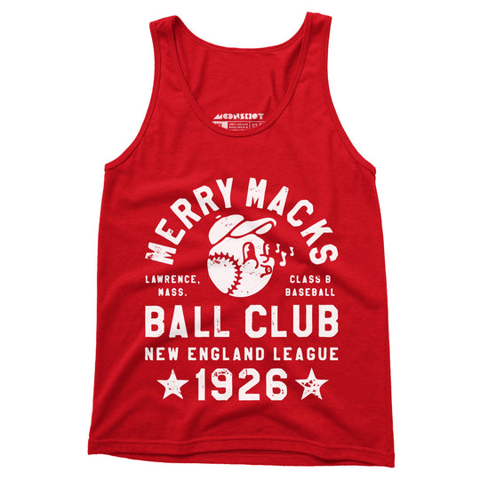 Lawrence Merry Macks - Massachusetts - Vintage Defunct Baseball Teams - Unisex Tank Top