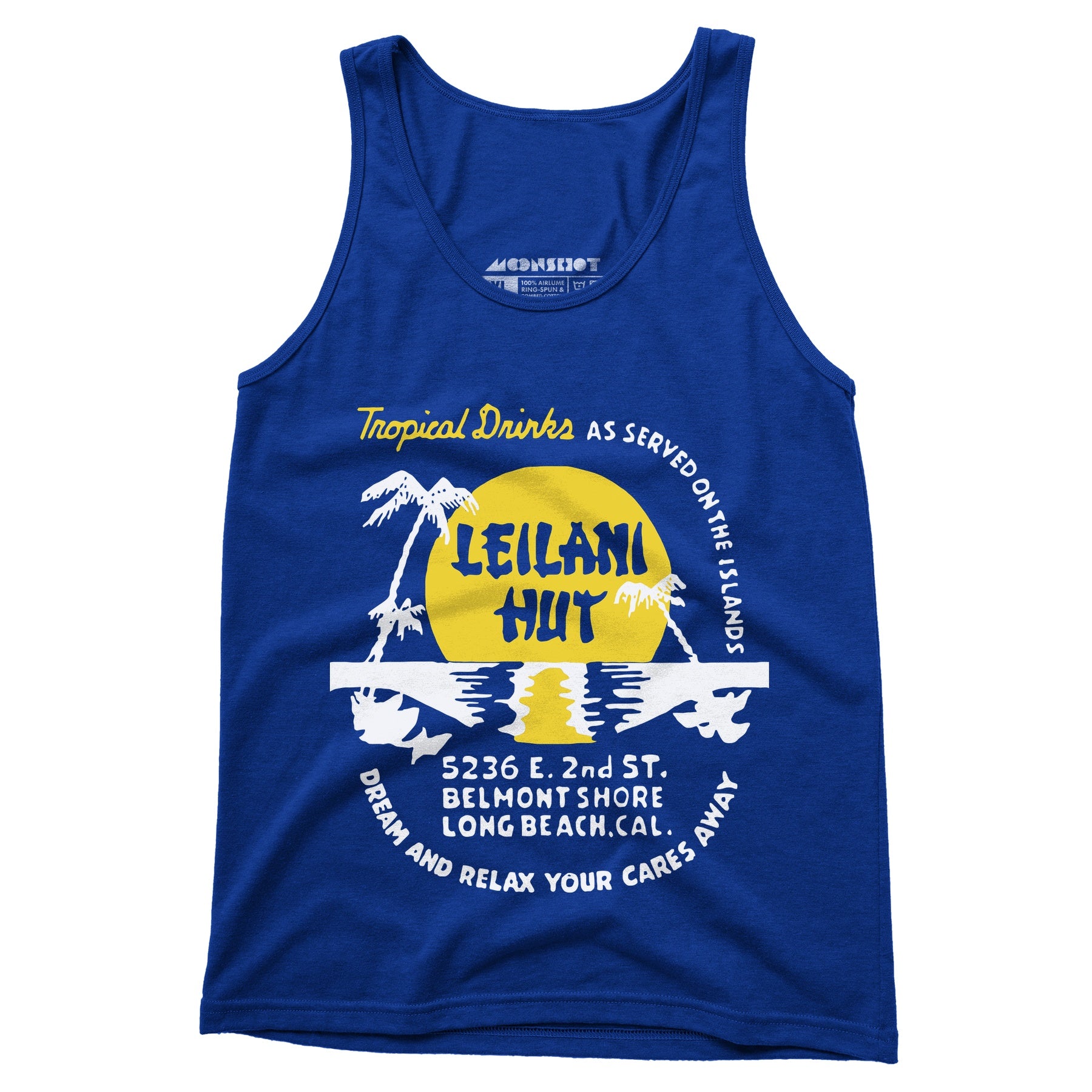 Leilani Hut - Long Beach, CA - Vintage Tiki Bar - Unisex Tank Top