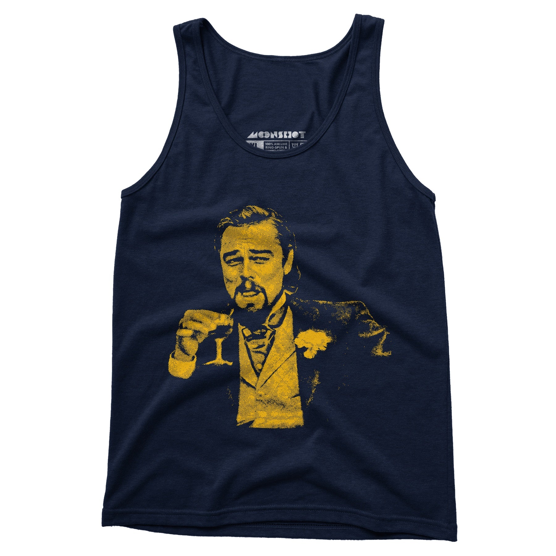 Leonardo DiCaprio Django Laughing Reaction Meme - Unisex Tank Top