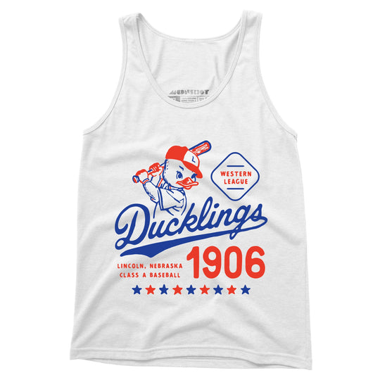 Lincoln Ducklings - Nebraska - Vintage Defunct Baseball Teams - Unisex Tank Top