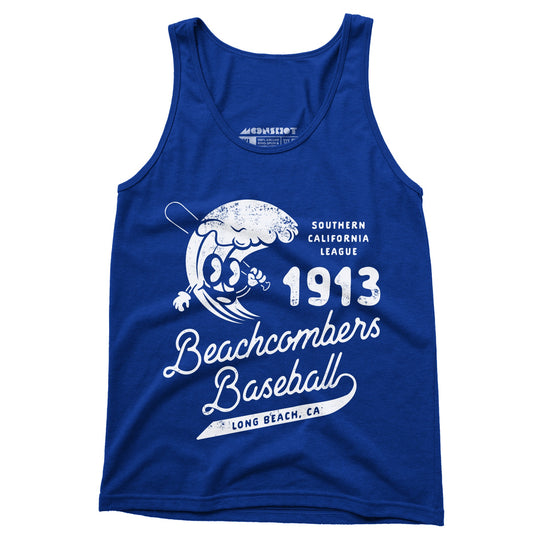 Long Beach Beachcombers - California - Vintage Defunct Baseball Teams - Unisex Tank Top