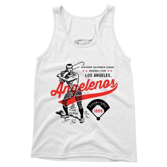 Los Angeles Angelenos - California - Vintage Defunct Baseball Teams - Unisex Tank Top