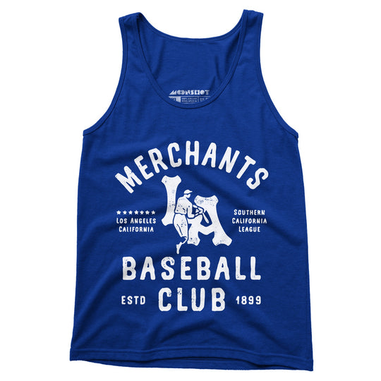 Los Angeles Merchants - California - Vintage Defunct Baseball Teams - Unisex Tank Top