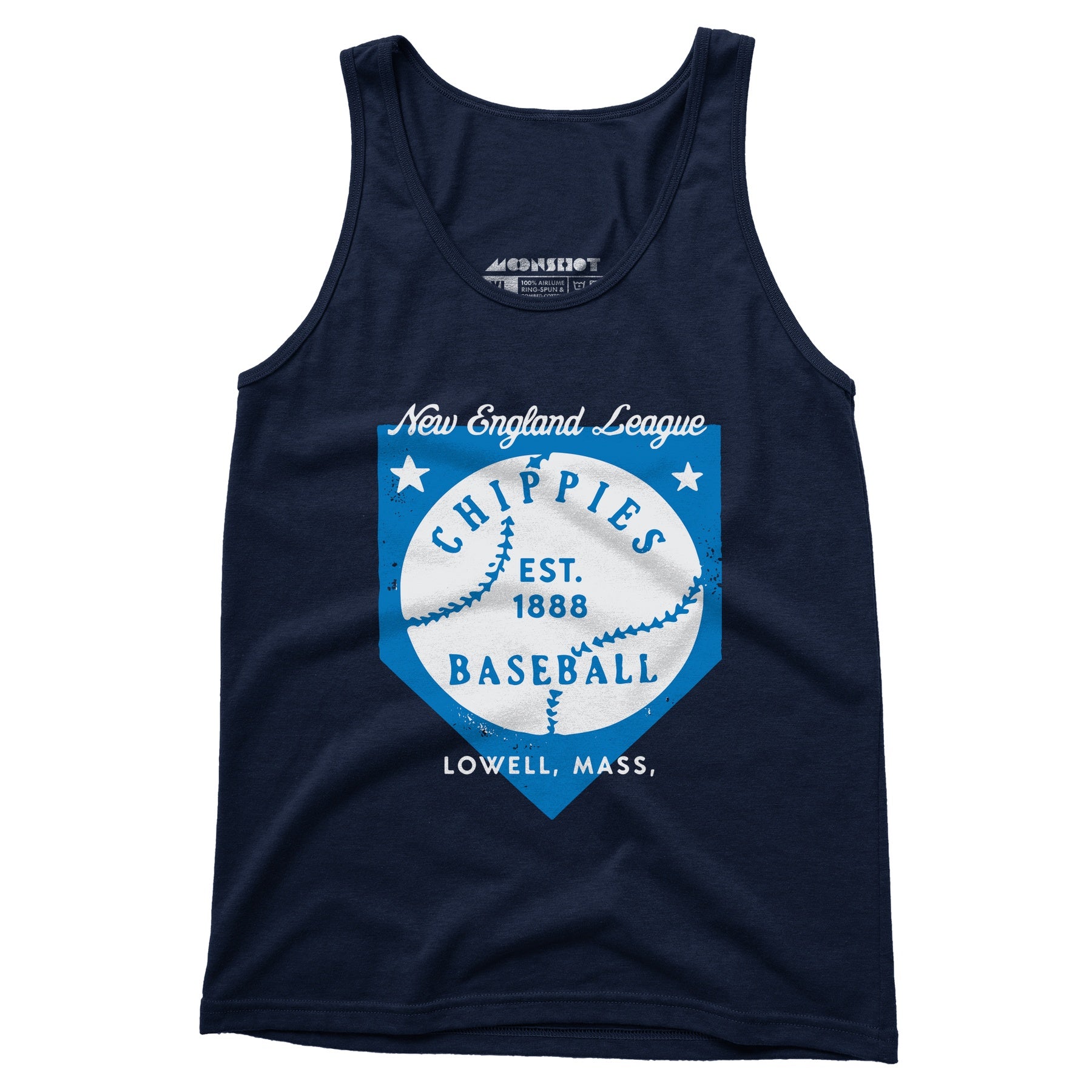 Lowell Chippies - Massachusetts - Vintage Defunct Baseball Teams - Unisex Tank Top