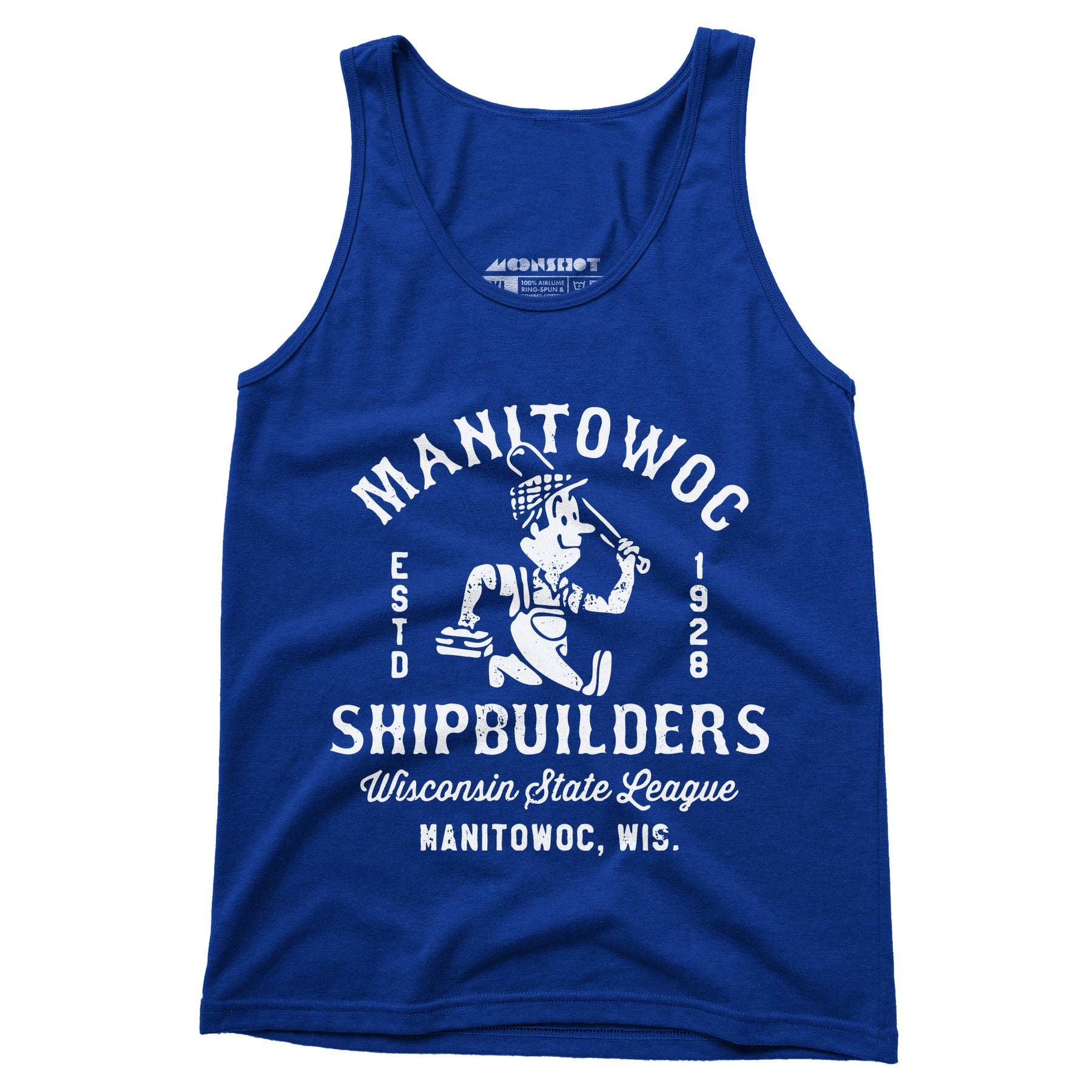 Manitowoc Shipbuilders - Wisconsin - Vintage Defunct Baseball Teams - Unisex Tank Top