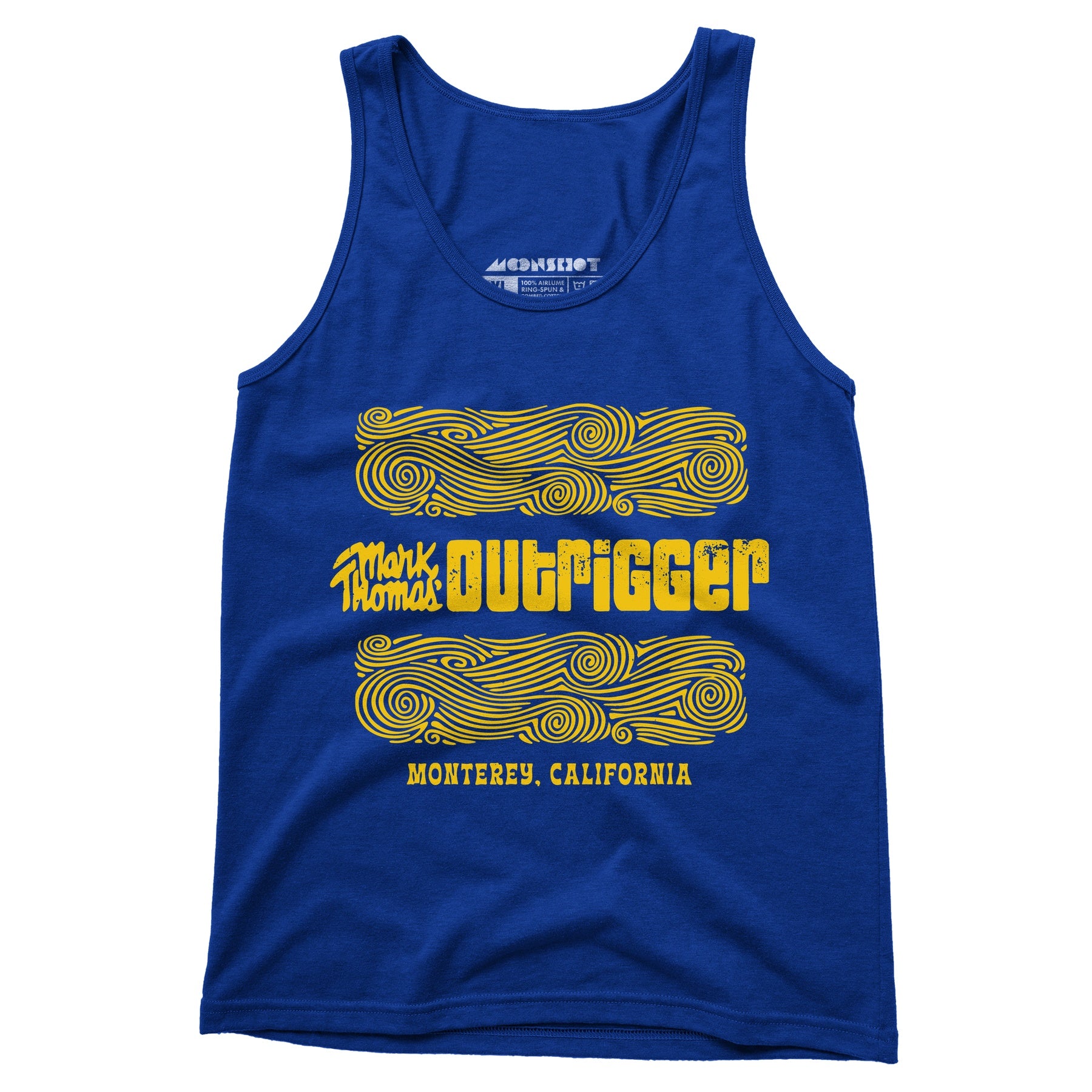 Mark Thomas Outrigger - Monterey, CA - Vintage Tiki Bar - Unisex Tank Top
