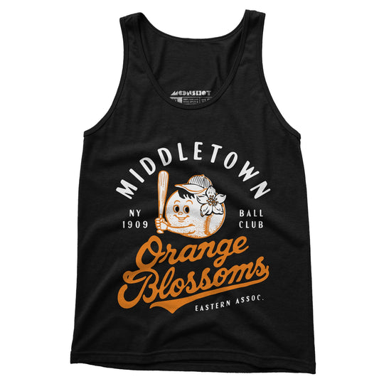 Middletown Orange Blossoms - New York - Vintage Defunct Baseball Teams - Unisex Tank Top