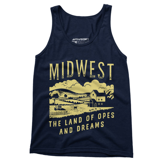 Midwest The Land of Opes and Dreams - Unisex Tank Top