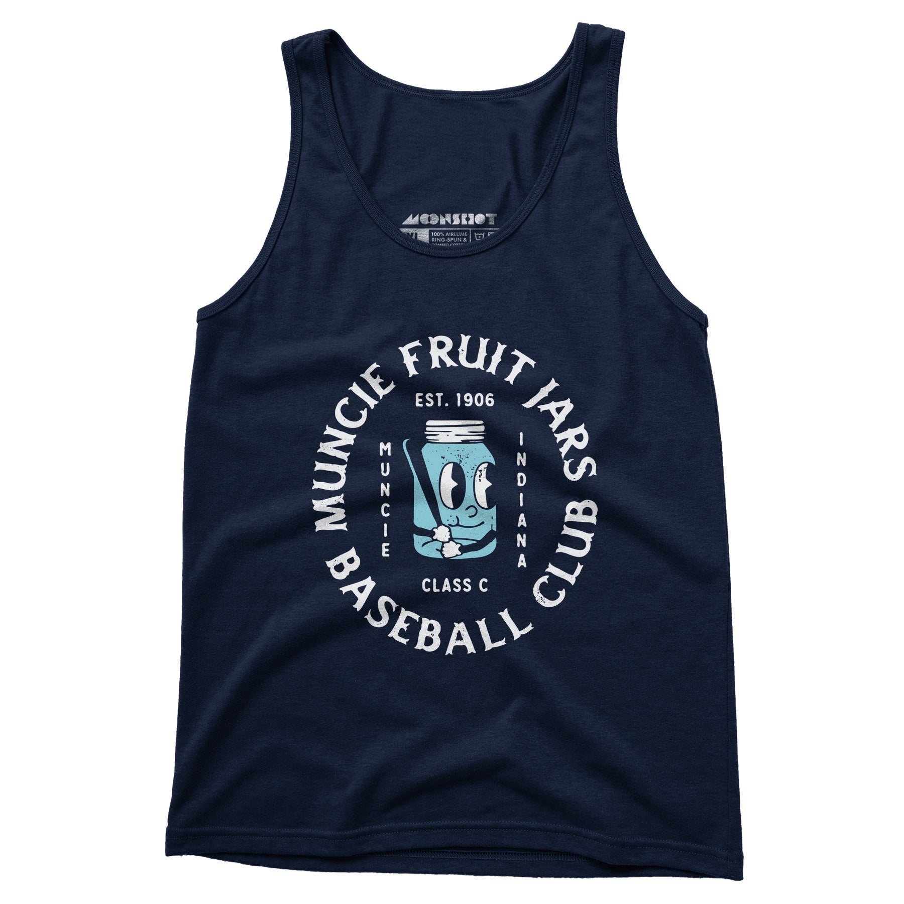 Muncie Fruit Jars - Indiana - Vintage Defunct Baseball Teams - Unisex Tank Top